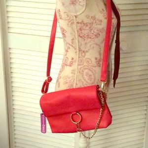 Beya Crossbody or Tote Handbag Red